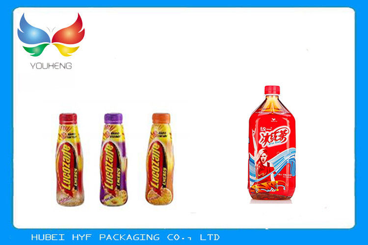 High Intensity PVC Shrink Film Rolls High Performance For Fruit Juices , Tea