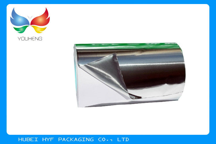 High End Packaging Vacuum Silver Metallic Paper With Single Side Coating For Beer Wine Bottle Label in 70gsm