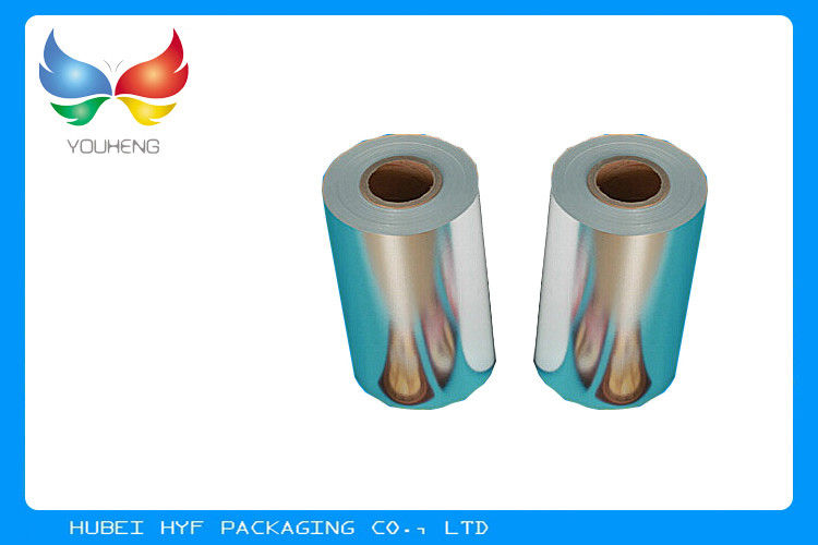 High End Packaging Vacuum Silver Metallic Paper With Single Side Coating For Beer Wine Bottle Label in 70gsm