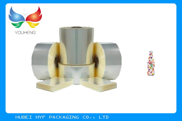 Shrink Label PETG Shrink Film , Cold Resistant Odorless Heat Shrink Film Rolls for Drink Bottles