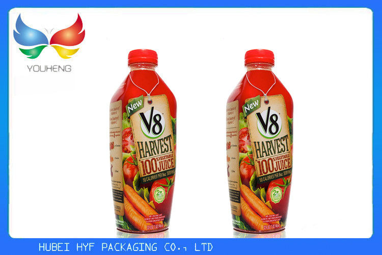 Eco Friendly Juice Drink Bottle Labels PETG Shrink Wrap Sleeve No Benzene , 40 Mic