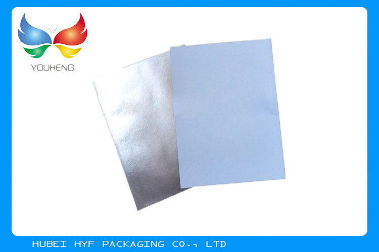 Beer Wine Glass Bottle Labels Printable Vacuum Metalizing Plastic Sheet Roll Virgin Pulp Style , High Water Absorption