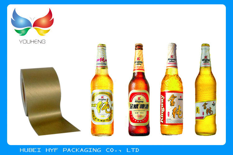 Silver Golden Printing Vacuum Metallized Paper For Beer And Bottle Label Wine Label in thickness 68g 69g 70g 72g