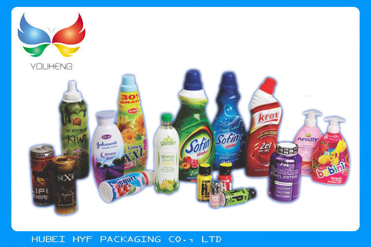 40mic Transparent PET / PETG Label Printing Shrink Films For Cleaning Products