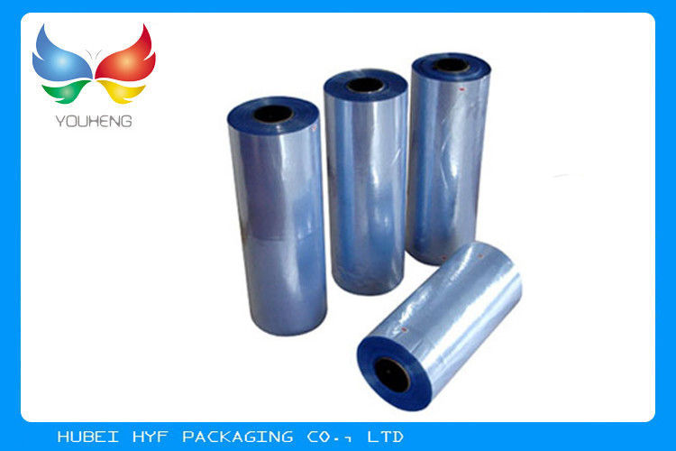 50% Shrinkage Shrink Pvc Film , Pvc Film Roll Pre - Distorted Print For Shrink Sleeve