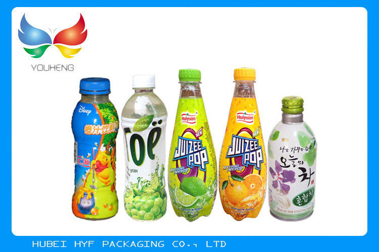 50% Shrinkage Shrink Pvc Film , Pvc Film Roll Pre - Distorted Print For Shrink Sleeve