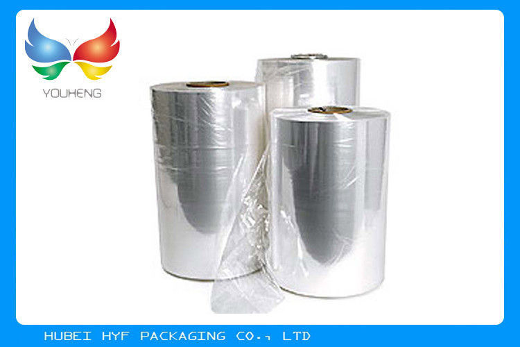 Plastic PVC Heat Shrinkable Film Rolls Blow Molding Processing For Glass Bottle Labels