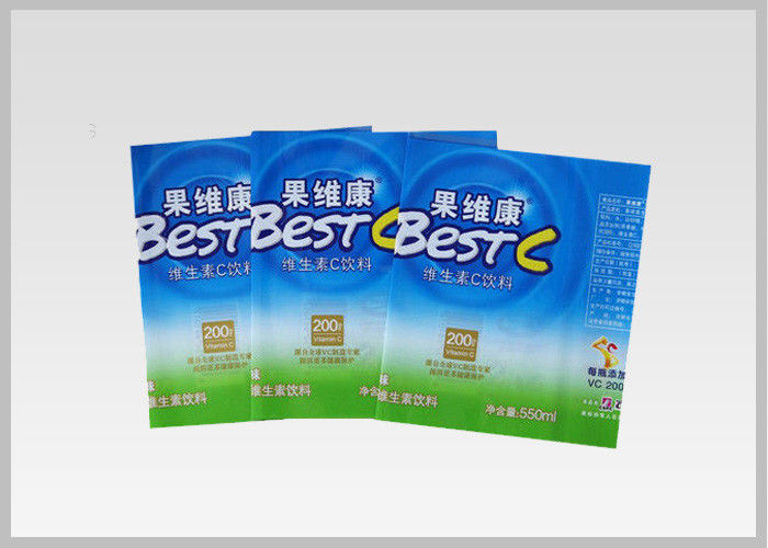 Heat Sensitive Drink Bottle Labels Packaging Wrap Film For Household Products