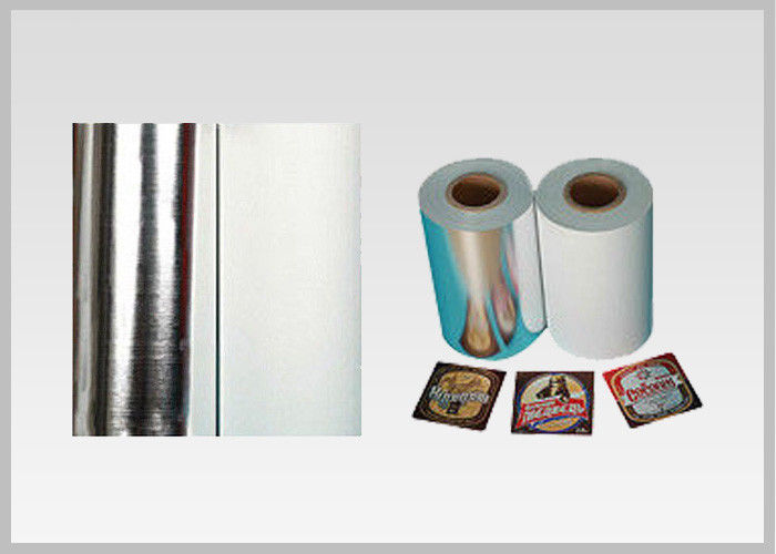 Non Toxic Vacuum Metallized Paper , Ink Retention Lamination Paper Roll For Beer Wine Bottle Label In High Quality