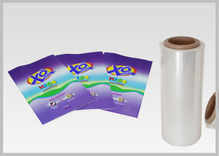 Soft 40mic PVC Heat Shrink Film Roll Up to 1000 mm Width For Label Printing