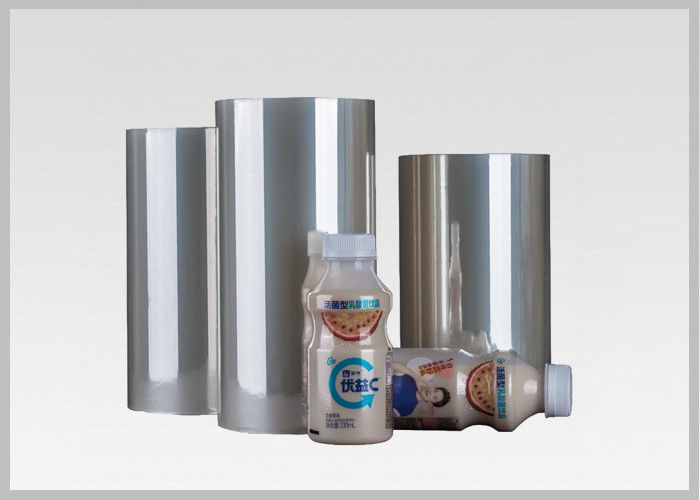 Non Toxic 30-50 Mic Thickness PVC Shrink Film , Plastic Wrap Roll Printable Grade